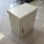 MIRSAN MR.IP66DR604012U.03 :: IP66 outdoor шкаф, 19", 640 x 740 x 466 мм / 12U, D=400 мм, двойни стени, с 4 вентилатора, бял