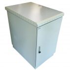 MIRSAN MR.IP66PTSY609020U.03-3 :: IP66 outdoor шкаф, 19", 670 x 1100 x 955 мм / 20U, D=900 мм, двойни стени - 3.0 мм, с 4 вентилатора, бял