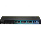 TRENDnet TPE-224WS :: 24-Port 10/100 Mbps Web Smart PoE+ Switch