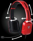 TRITTON KUNAI :: Stereo геймърски слушалки за PC, Mac и мобилни у-ва, червени