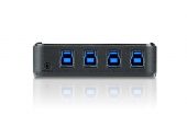 ATEN US434 :: Периферен превключвател, 4 x 4, USB 3.0 (4 PC поделят 4 USB у-ва)