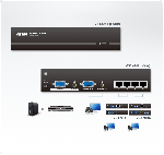 ATEN VS1204T :: 4-Port A/V сплитер, VGA, Cat 5, 300 m