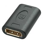 LINDY 41020 :: Удължителен адаптер DisplayPort F/F, Black