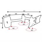 ROLINE 17.03.0008 :: Стойка за LCD монитор до 32"/, за стена