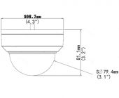 GEOVISION GV-ADR2702 :: IP камера, 2MP H.265 Low Lux WDR IR Mini Fixed Rugged Dome