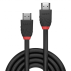 LINDY 36471 :: Кабел HDMI 2.0 Black Line, 4K, 60Hz, 30 AWG, 1m 