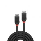 LINDY 36490 :: Кабел DisplayPort 1.2 Black Line, 4K, 0.5m