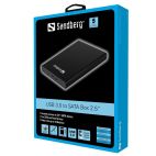 SANDBERG SNB-133-89 :: Кутия за 2.5“ SATA диск, USB 3.0