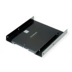 ROLINE 16.01.3009 :: Монтажен адаптер за 1 x 2.5" HDD/SSD към 3.5", метален