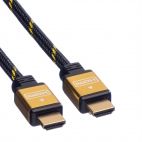 ROLINE 11.04.5501 :: GOLD HDMI High Speed кабел + Ethernet, M/M, 1.0 м