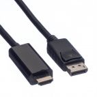 VALUE 11.99.5785 :: DisplayPort кабел, DP - UHDTV, M/M, черен цвят, 1.0 м