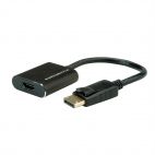 ROLINE 12.03.3164 :: DisplayPort-HDMI адаптер, 4K@60Hz, DP v1.4, DP M - HDMI F