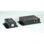 ROLINE 12.04.1101 :: USB 2.0 екстендър, RJ-45, PoC, 4x USB, макс. 50.0 м