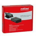 ROLINE 12.04.1101 :: USB 2.0 екстендър, RJ-45, PoC, 4x USB, макс. 50.0 м