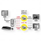 VALUE 12.99.1037 :: USB Display адаптер, USB 3.2 Gen 1 to VGA