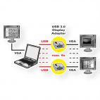 VALUE 12.99.1037 :: USB Display адаптер, USB 3.2 Gen 1 to VGA