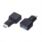 VALUE 12.99.9030 :: Адаптер, USB 3.2 Gen 1, C-A, M/F, OTG, черен цвят