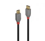 LINDY LNY-36891 :: USB 2.0 кабел, Anthra Line, Type C-Micro-B, M/M, 1.0 м