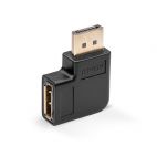 LINDY LNY-41334 :: DisplayPort 1.4 ъглов адаптер, A-A, M/F, 90° Left