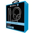 SANDBERG SNB-126-16 :: Слушалки с микрофон Sandberg USB Chat Headset