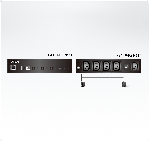 ATEN PE4104G :: 4-портов, IP управляем контролер за електрозахранване