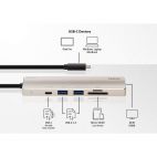 ATEN UH3239 :: USB-C Multiport докинг станция с Power Pass-Through