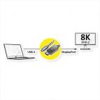 ROLINE 11.04.5835 :: Type C - DisplayPort кабел, v1.4, M/M, 1.0 м