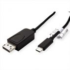 ROLINE 11.04.5835 :: Type C - DisplayPort кабел, v1.4, M/M, 1.0 м