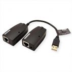 ROLINE 12.99.1123 :: VALUE USB 2.0 удължителен кабел, RJ-45, до 50.0 м