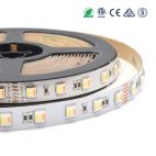 RGB LED лента, 5.0 м, 5050RGB + 5050w, 60 LEDs/м, 12 мм ширина, PCB, 5 цвята