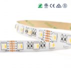 RGB LED лента, 5.0 м, 5050RGB, 96 LEDs/m, 12 мм ширина, PCB, 4 цвята