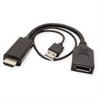 ROLINE 12.03.3147 :: 4K HDMI към DisplayPort v1.2 адаптер, активен, M/F