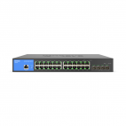 Linksys LGS328C :: 24-Port Managed Gigabit Switch, 4 x SFP+