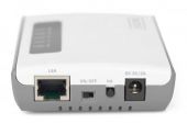 ASSMANN DN-13024 :: DIGITUS 2-портов многофункционален USB 2.0 безжичен мрежов сървър, PrintServer/NAS/USB Hub/300 Mbps