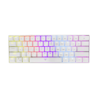 WHITE SHARK SHINOBI-W-US-BR :: MECHANICAL KEYBOARD GK-2022 SHINOBI WHITE, Brown Keys