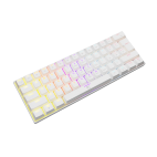 WHITE SHARK SHINOBI-W-US-BR :: MECHANICAL KEYBOARD GK-2022 SHINOBI WHITE, Brown Keys