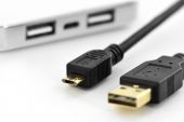 ASSMAN AK-300122-018-S :: Кабел USB 2.0 type A - micro B M/M, reversible, 1.8m,  черен 