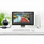 ATEN US3312 :: 2-портов KVM превключвател, USB-C, DisplayPort, 4K, с вградени кабели и Remote Port селектор