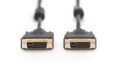 DIGITUS DB-320101-030-S :: Кабел DVI(24+1), 2x ferrit M/M, DVI-D Dual Link, 3 м