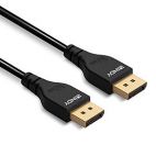 LINDY LNY-36460 :: Кабел DisplayPort 1.4, 8K/60Hz, Slim, тънък, Gold, 0.5м