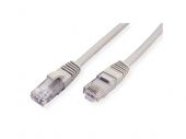 VALUE 21.99.0874 :: Кабел UTP Patch Cord Cat.6A (Class EA), сив, 0.3м