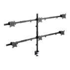 SBOX LCD-352/6-2 :: Стойка за плот, до 42kg, за 6x LCD 17-32“, черна