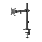 SBOX LCD-351/1-2 :: Стойка за плот, 1x LCD 13-32“ до 8kg, VESA:75x75, 100x100, черна 