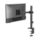 SBOX LCD-351/1-2 :: Стойка за плот, 1x LCD 13-32“ до 8kg, VESA:75x75, 100x100, черна 