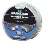 MANHATTAN 390668 :: Кабел за монитор SVGA 15M/M, 1.8 м