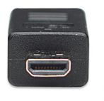 MANHATTAN 326636 :: High Speed Micro HDMI кабел с Ethernet, Micro HDMI мъжки към Micro HDMI мъжки, 1.0 м