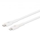 MANHATTAN 394529 :: Kабел USB Type-C към 8-Pin Lightning за iPhone, iPad и iPod, 2м, бял