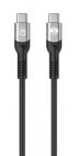 MANHATTAN 356374 :: Кабел USB4 Type-C към Type-C, 40Gbps, 8K@60Hz, 240W, PD, черен, 1м