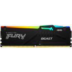 Kingston 64GB 6000MT/s DDR5 CL30 DIMM (Kit of 2) FURY Beast RGB XMP