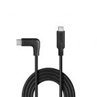 LINDY LNY-32019 :: Кабел USB 3.2 USB-C към USB-C , 90° под ъгъл, десен, 10Gbps, 1.5 м 